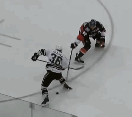 Garret Mitchell des Hershey Bears s'offre un joli but en infériorité numérique