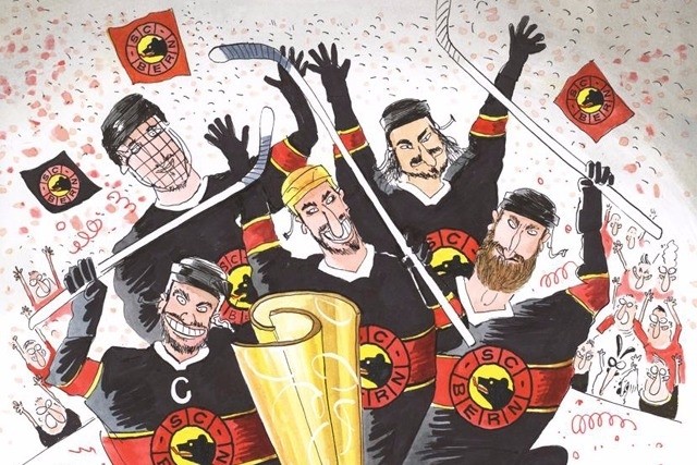 Cahier souvenir à conserver autour du titre du CP Berne