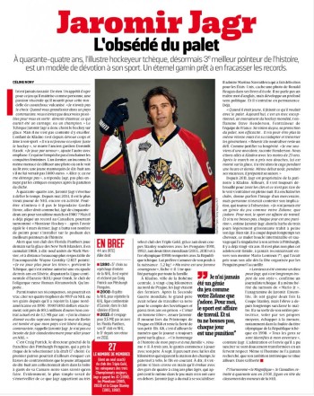 Jaromir Jagr, l'obsédé du palet