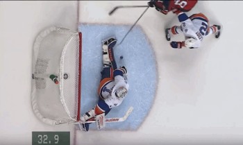 Thomas Greiss préserve la victoire de superbe façon face à Jaromir Jagr