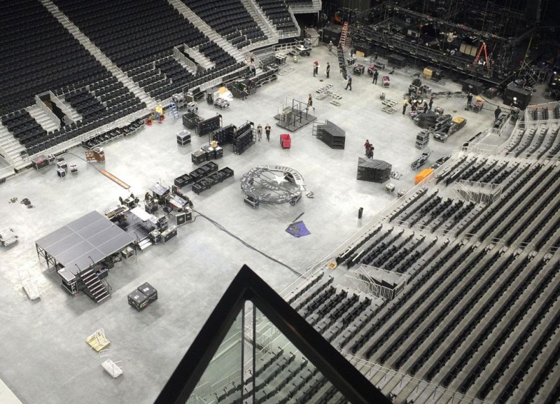 Le nouvel arena de Las Vegas en images