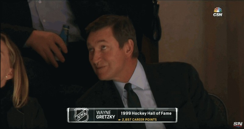 Les kisscams embarrassent même Wayne Gretzky
