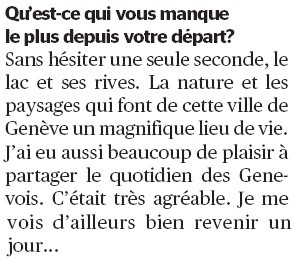 Kaspars Daugavins se verrait bien rejouer avec GE Servette