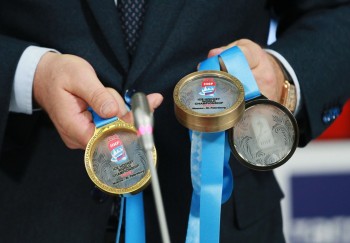 Les médailles des prochains mondiaux russes