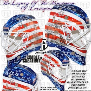 Le masque de Mike Condon pour les Mondiaux