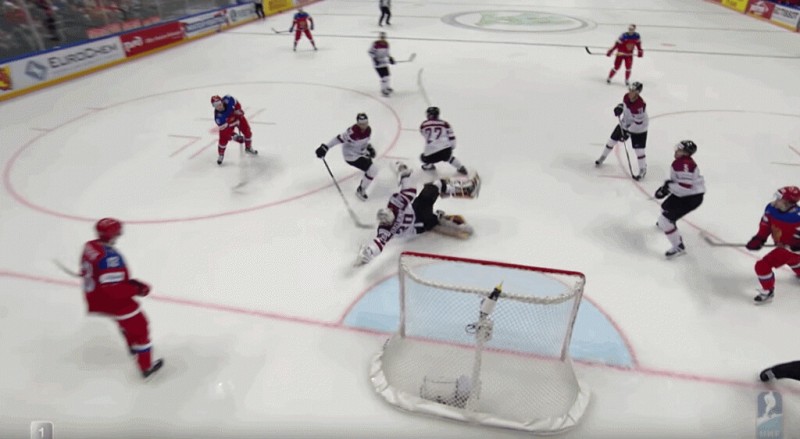 Mondiaux :  Elvis Merzlikins 2 fois dans le Top 5 des plus beaux arrêts d'hier