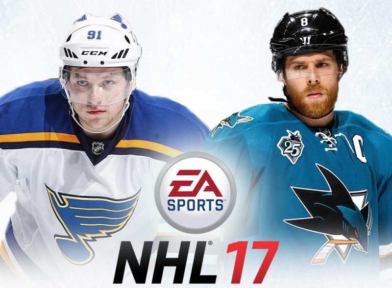 La cover de NHL 17 se jouera entre Tarasenko et Pavelski