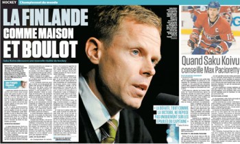 Bel article sur Saku Koivu