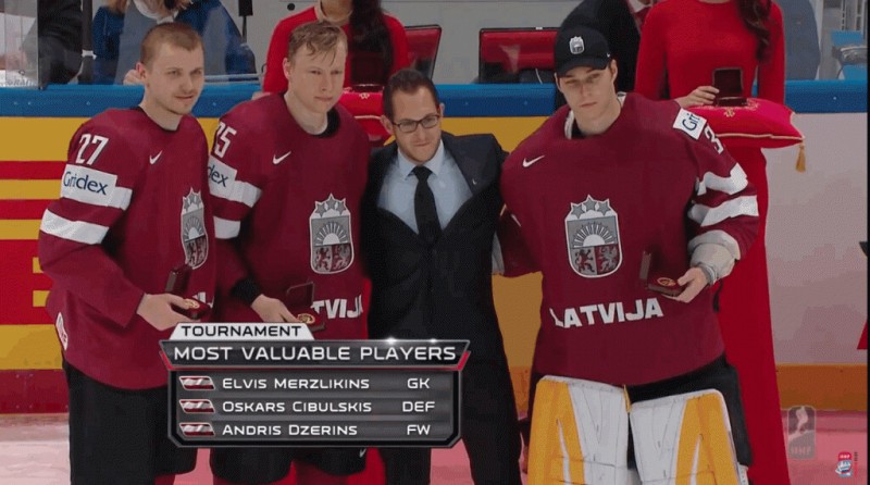 Elvis Merzļikins et Laurent Meunier parmi les MVP de leur équipe