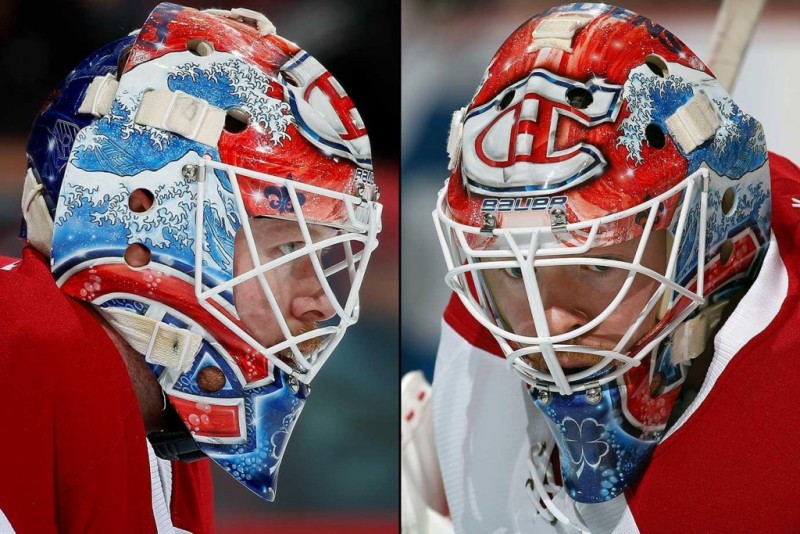 Aperçu des masques de gardien portés en NHL cette saison