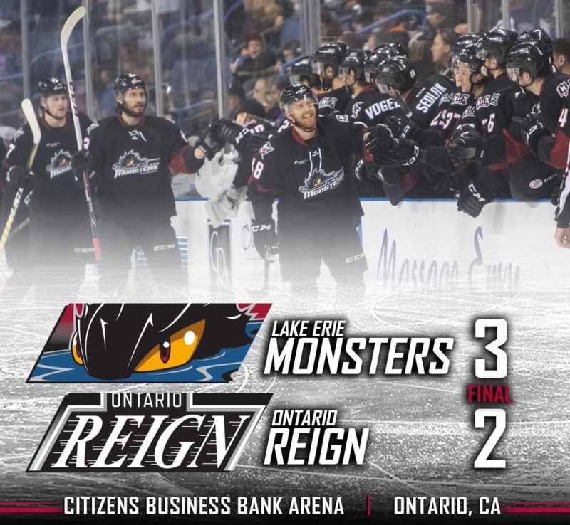 Lake Erie prend une avance de 2-0 dans sa finale