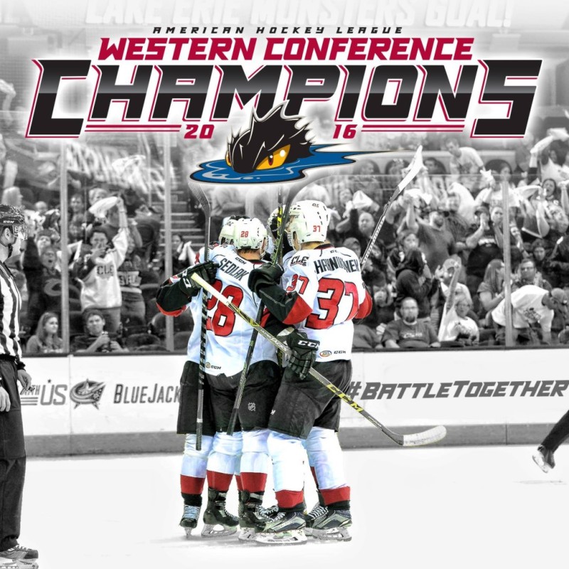 Dean Kukan et les Monsters champions de la Conférence Ouest