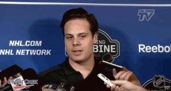 Interview d'Auston Matthews lors du combine