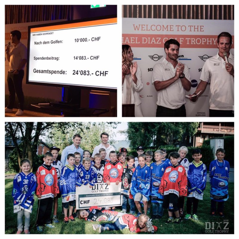 Raphael Diaz récolte une jolie somme pour la relève