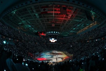 Show d'avant-match des Sharks