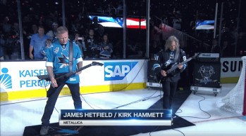 A revoir: l'hymne national joué par Metallica et le show d'avant-match