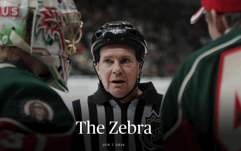 Joli texte de l'arbitre de NHL Kerry Fraser