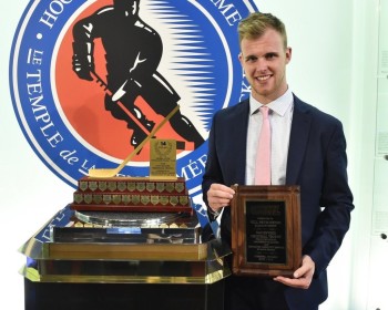 Will Petschenig a reçu son trophée