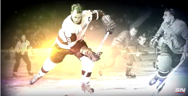 Joli sujet signé Sportsnet sur Gordie Howe