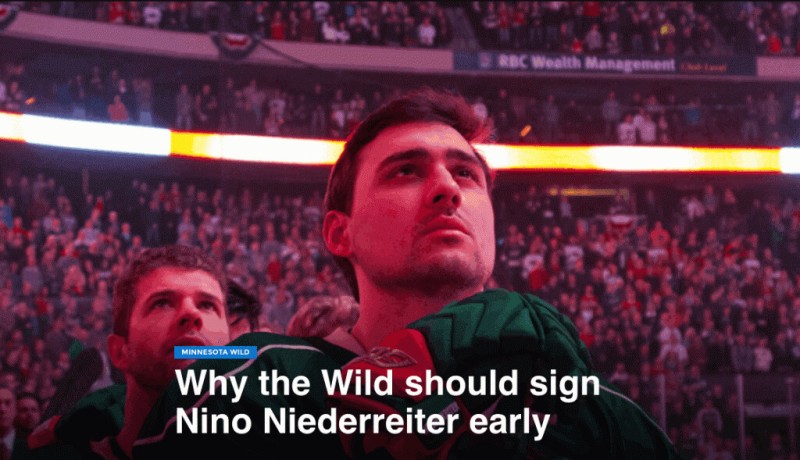 Pourquoi le Wild doit rapidement signer Nino Niederreiter à long terme