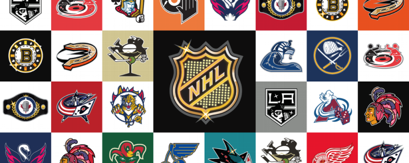 Les logos de NHL en version Las Vegas