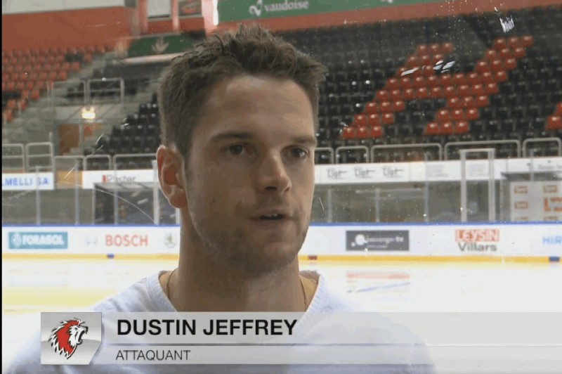 Dustin Jeffrey s'exprime sur son choix du Lausanne HC