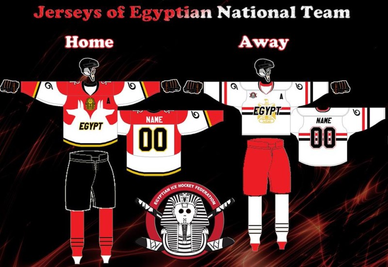Un logo original pour l'association égyptienne de hockey
