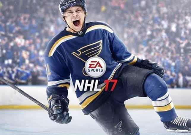 Vladimir Tarasenko en couverture de NHL 17