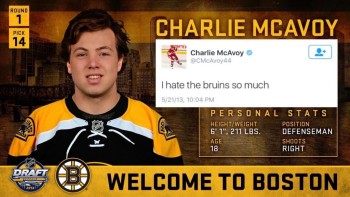 Une carrière avec les Bruins qui commence bien pour Charlie McAvoy