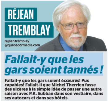 PK Subban prenait trop de place au sein du CH