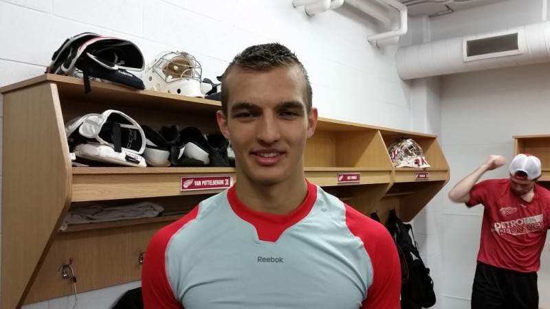 Joren van Pottelberghe à nouveau invité au camp des Red Wings