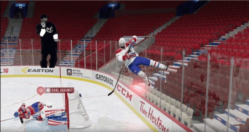 Petite sélection de bugs dans NHL 16