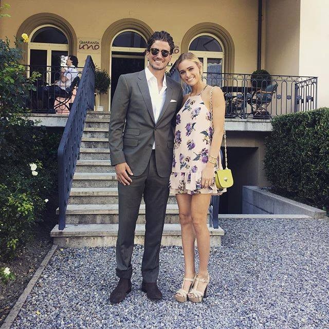 Roman Josi et Ellie Ottaway au mariage de Mark Streit