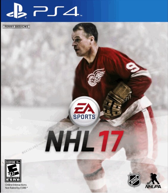 Une cover NHL 17 avec Gordie Howe sur mesure
