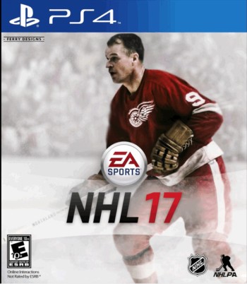Une cover NHL 17 avec Gordie Howe sur mesure
