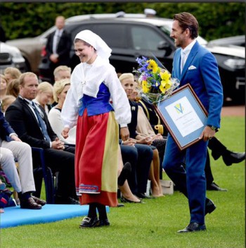 Henrik Lundqvist honoré par la princesse Victoria