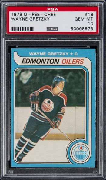 474'000 $ pour la carte rookie de Wayne Gretzky