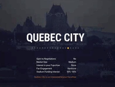 NHL 17 : les 19 villes dans lesquelles vous pouvez relocaliser une équipe