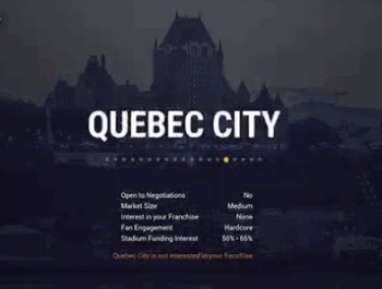 NHL 17 : les 19 villes dans lesquelles vous pouvez relocaliser une équipe