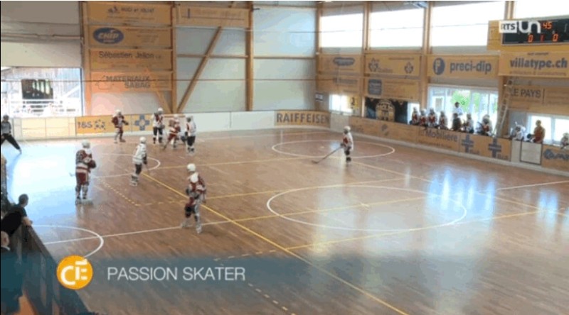 Joli reportage sur la passion du Jura pour le hockey inline