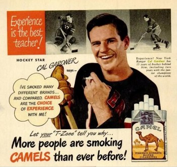 Rétro : quand le hockey servait de caution aux cigarettiers