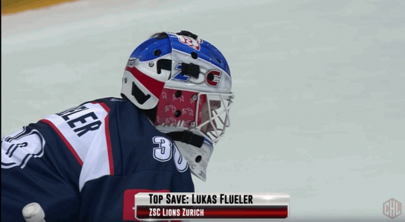 Les plus beaux goals du début de la Champions Hockey League et le big save de Lukas Flueler