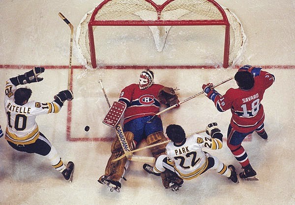 Rétro :  Ken Dryden, Serge Savard, Jean Ratelle et Brad Park en 1977
