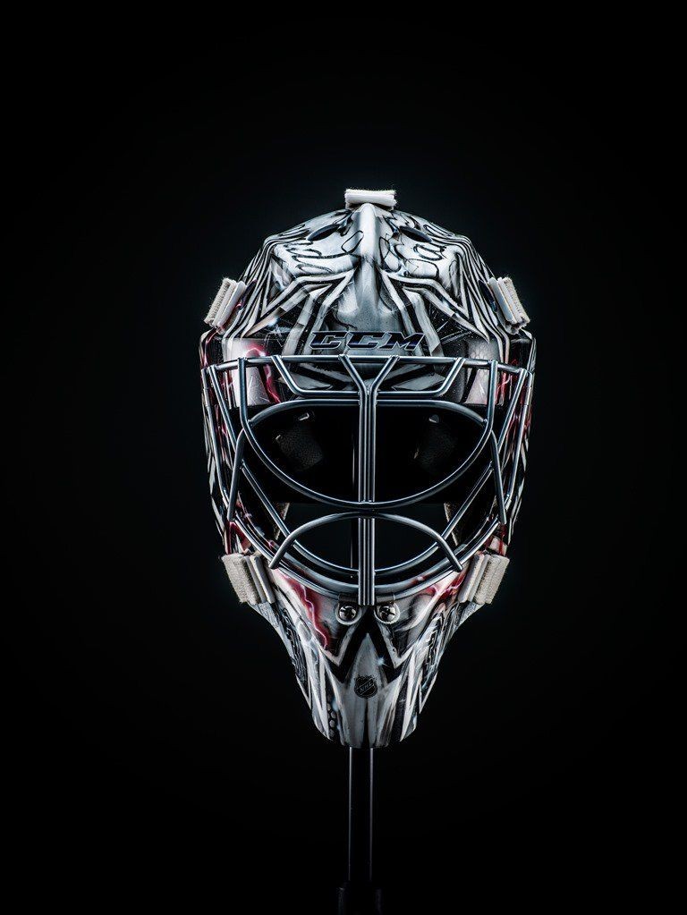 Les masques de Carey Price et John Gibson pour la Coupe du Monde