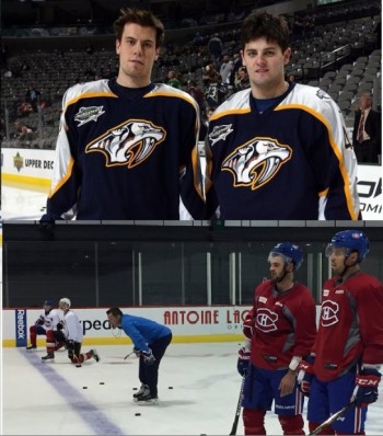 Alex Radulov et Shea Weber, 9 ans plus tard