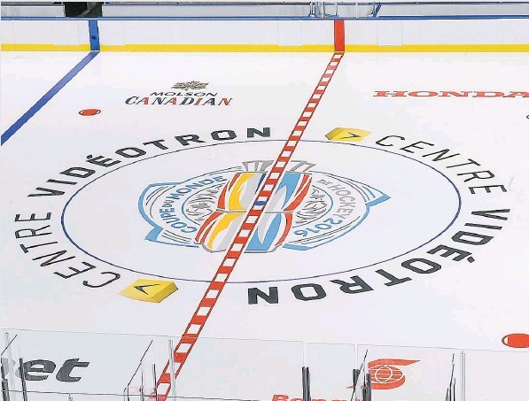 Le Centre Vidéotron de Québec en mode Coupe du monde