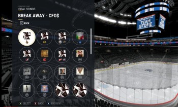 Toutes les musiques de but en version NHL 17