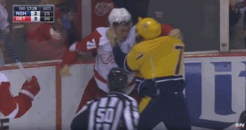 A voir : Yannick Weber s'offre un combat face à Dylan Larkin