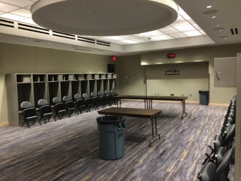 Des vestiaires spartiates pour le nouvel arena de Las Vegas