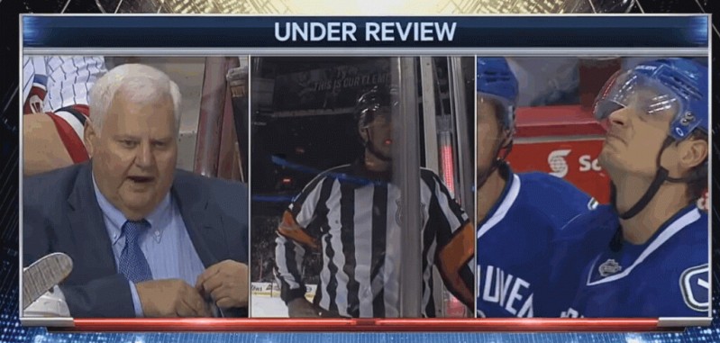 Un joli but du patin et une belle charge pour Luca Sbisa